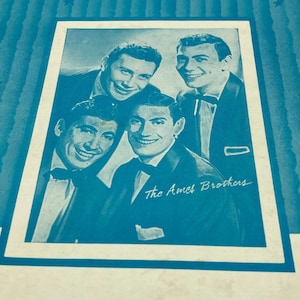 Vintage Sheet Music, Melodie D&#39;Amour Melody of Love, Shoo Shoo Little Bird Song by the Ames Brothers, Johns and Salvador Rayven Music 1957