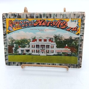 Libretto di cartoline vintage con fisarmonica ricordo di Hershey, Pennsylvania