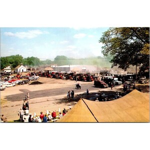 Midwest Settlers & Threshers Mt. Pleasant Iowa Vintage Postkarte