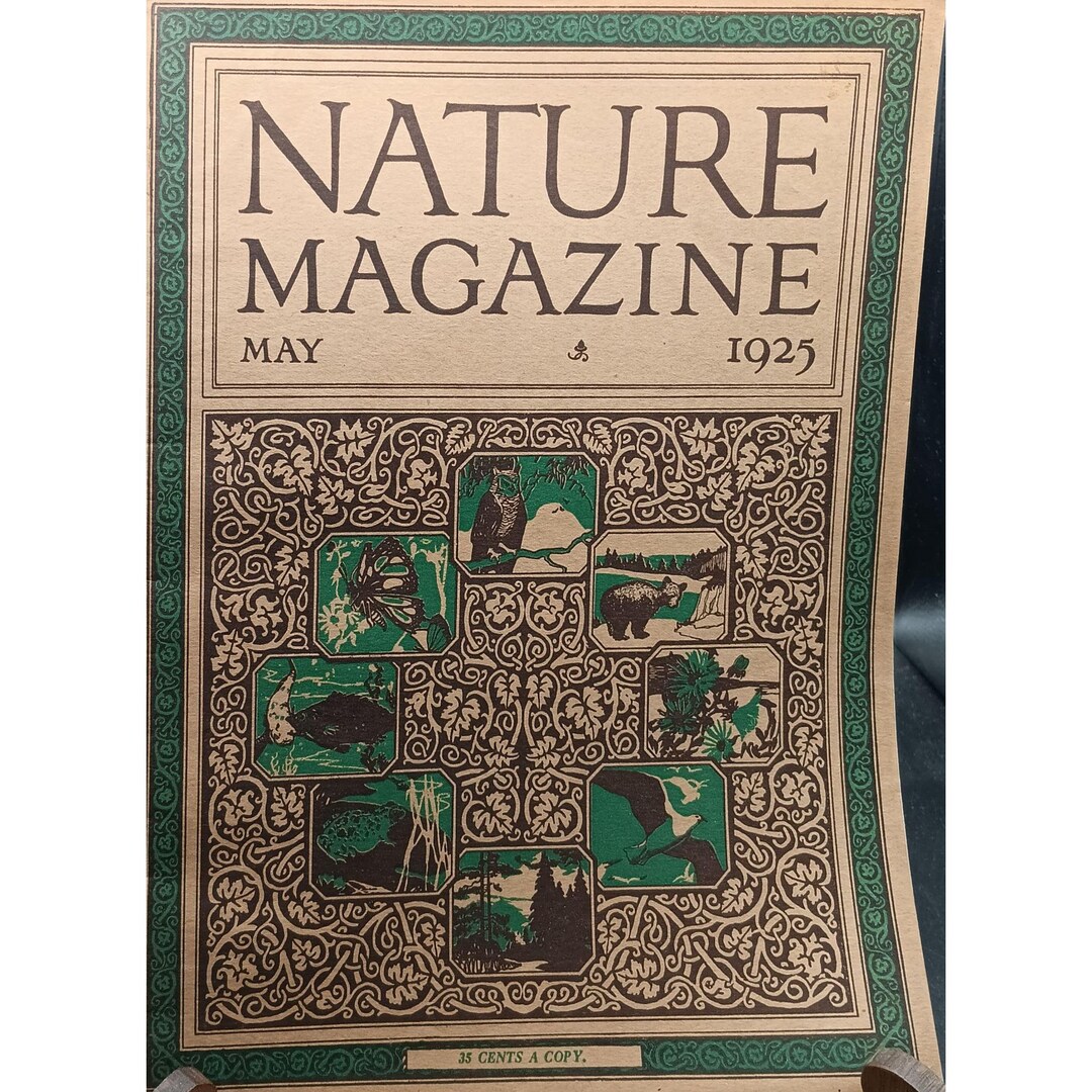 Antique 1925 Nature Magazine May Issue - Etsy