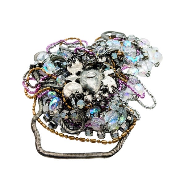 Multilayered Chicos Vintage Statement Necklace wi… - image 5