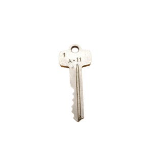 Vintage Brass Key 1 A11 F Engraved Unlawful To Duplicate Durable Collectible Piece