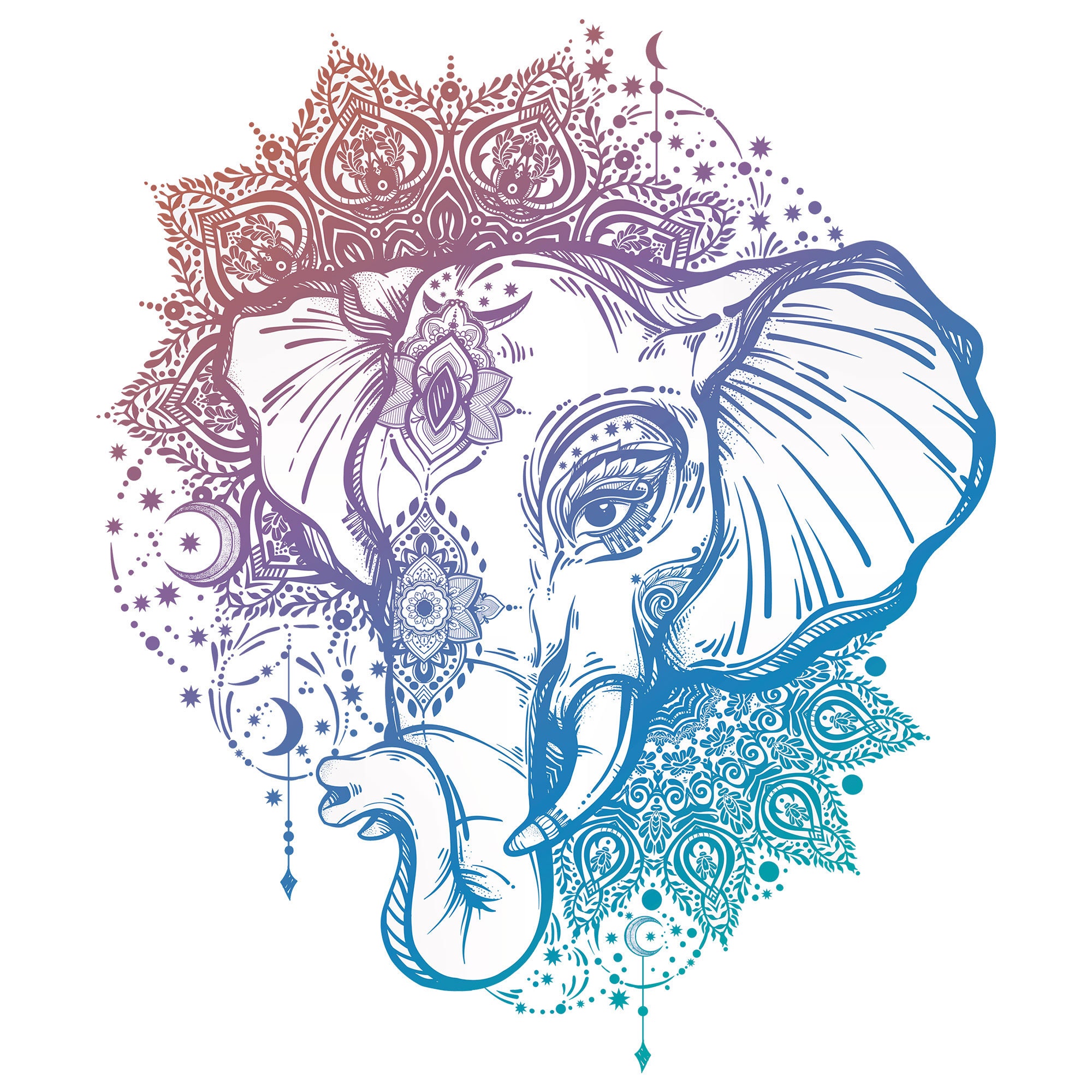 Mandala Elephant Svg Baby Elephant Svg Mandala Elephant Svg | My XXX