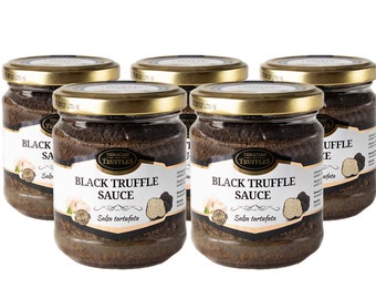 Black Truffle sauce, Truffle sauce, BBQ Gourmet Sauce, Dressing, Truffle condiment, Gourmet Food Sauce, Foodie Gift 170g