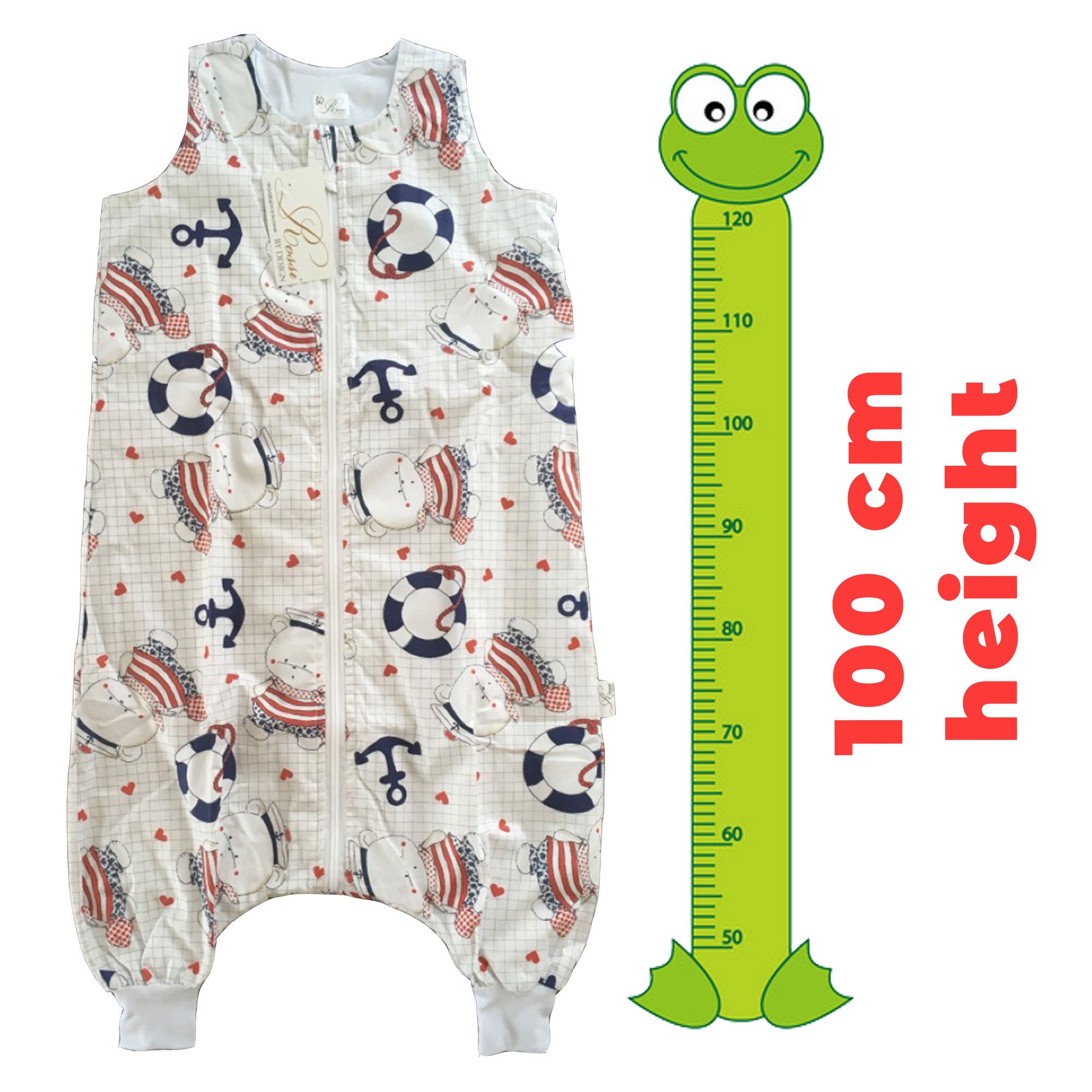 Baby Summer Sleeping Bag With Feet Sleepsack Cotton Zipped Etsy UK