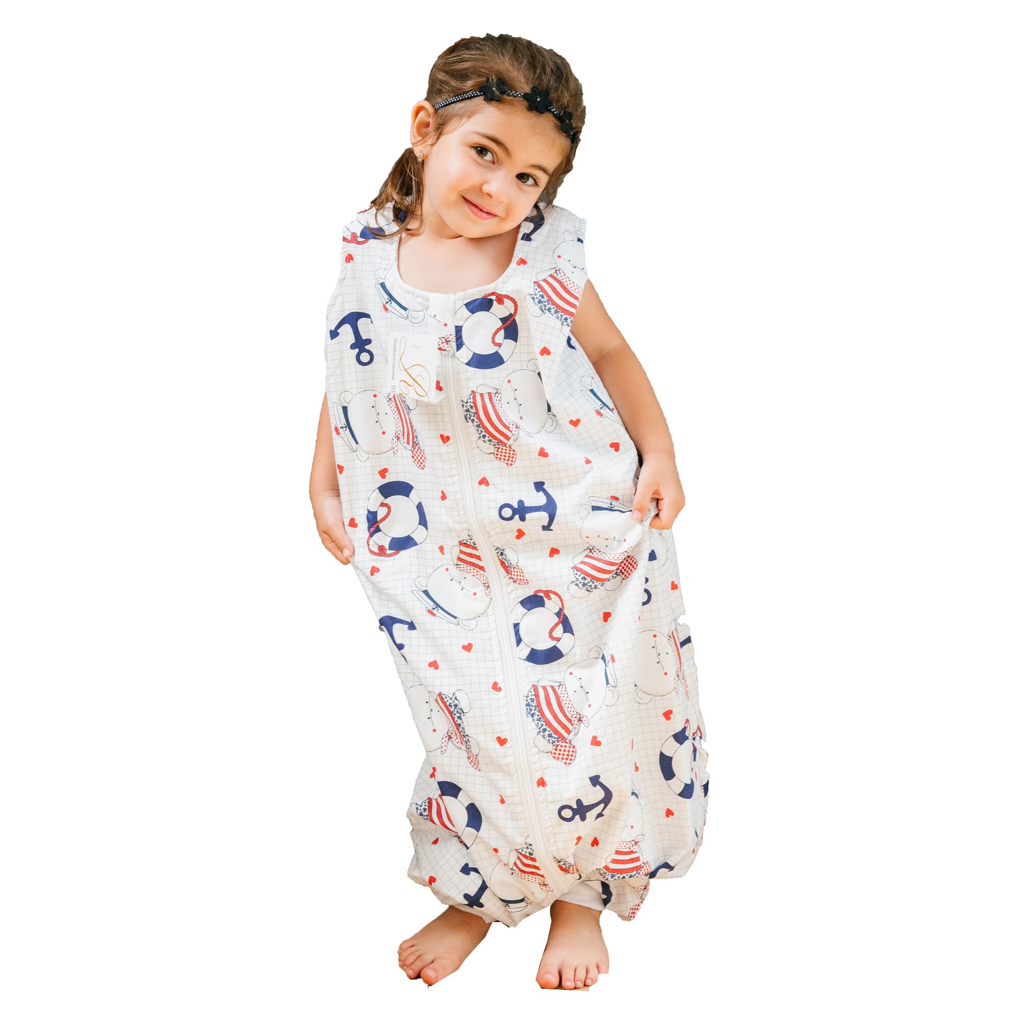 Baby Summer Sleeping Bag With Feet Sleepsack Cotton Zipped With Split