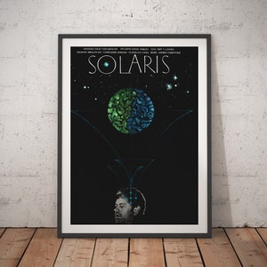 Solaris Andrei Tarkovsky 70&#39;s Czech Film Poster Reprint Sci-fi Cult Movie Home Decor Cinema Lover