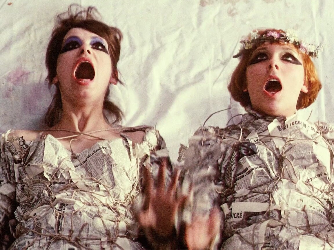 Daisies Sedmikrasky Final Scene Candelabra Poster Vera Chytilova