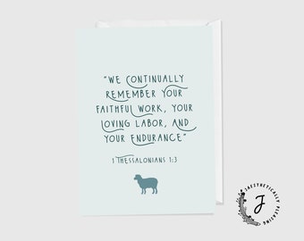 Thank you Brothers JW Greeting Card | 5 by 7 inches