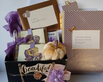 Journal Bundle Gift Set: Handmade Bookmark, Note Card, Pen,  Mini Pumpkin