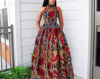 off shoulder kitenge designs
