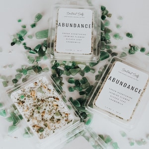 Herbal Wax Melts | Crystal Infused Wax Melts | Scented Wax Melts