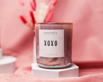 XOXO Valentine's Day Candle