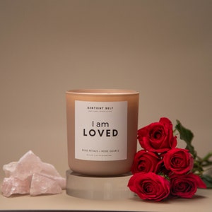 Crystal Infused Positive Affirmation Candle