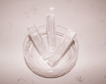 Selenite Wand: Cleansing Crystal Stick for Energy Work