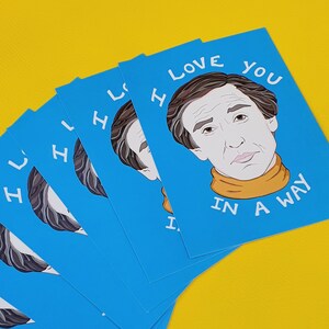 Cartes postales Alan perdrix je t'aime, carte postale épaisse de qualité pour la Saint-Valentin, vendues à l'unité ou par lot