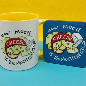 How much cheese, Mug and Coaster Gift Set, Homeware Gift Sets