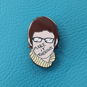 Louis Theroux Enamel Pin Badge, Hashley Pins Art image 6