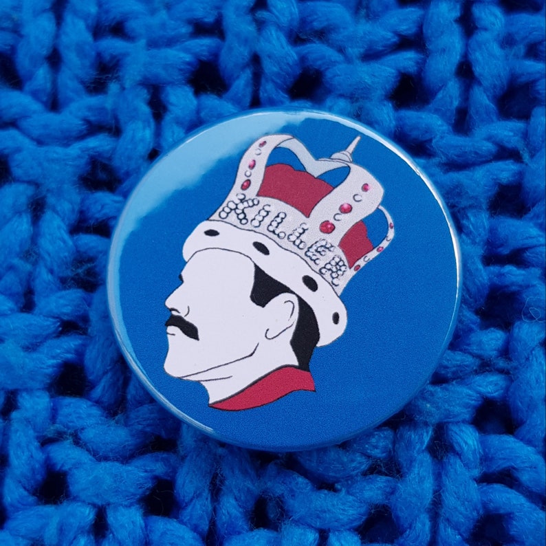 Queen Freddie Button Badge Pack – Set Van 5 Pins Met Freddie Mercury, 2,5 Cm, Officieel Licentie