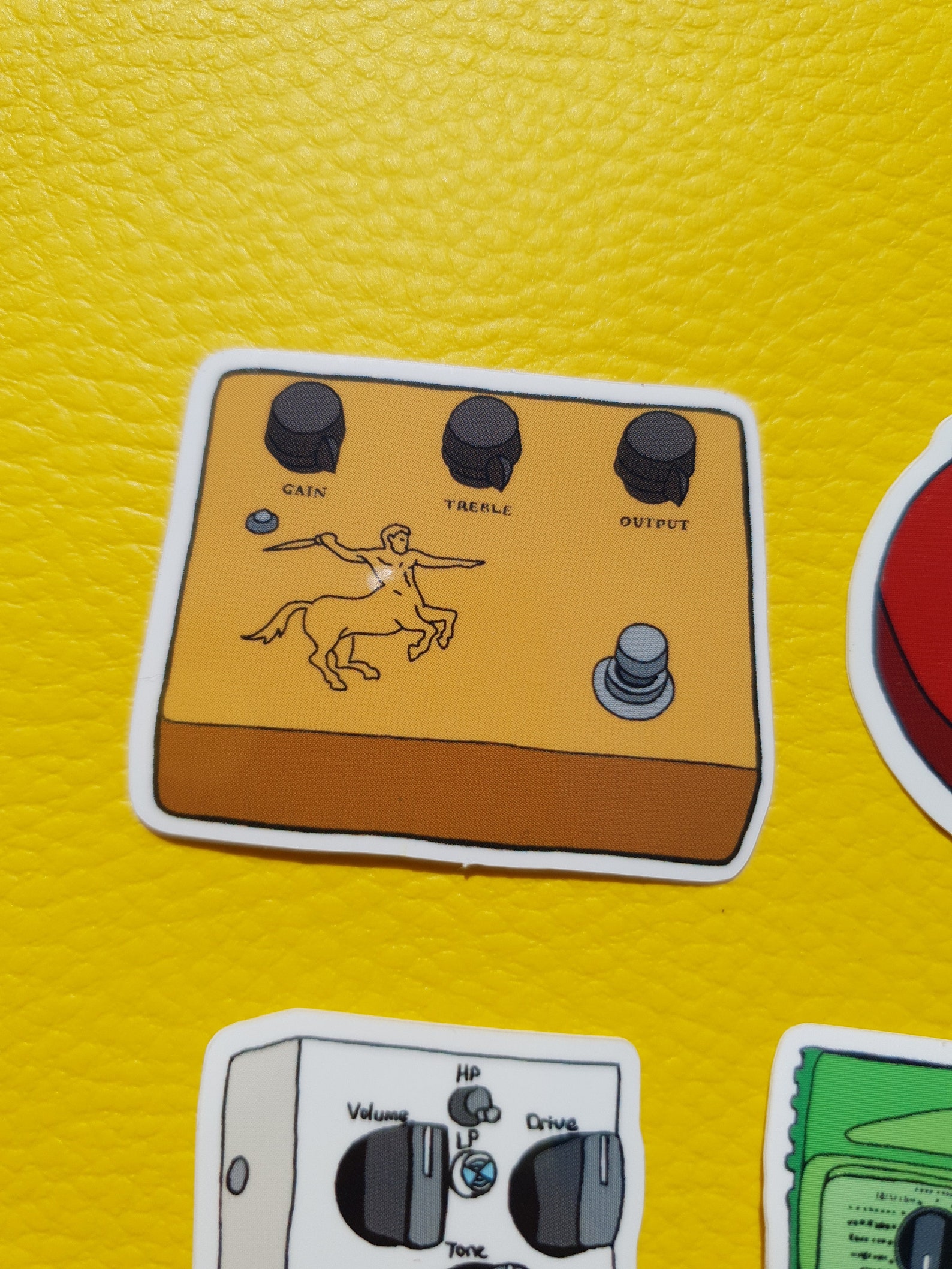 Guitar Effects Pedals Vinyl Sticker Set Laptop Decals Guitar Etsy UK