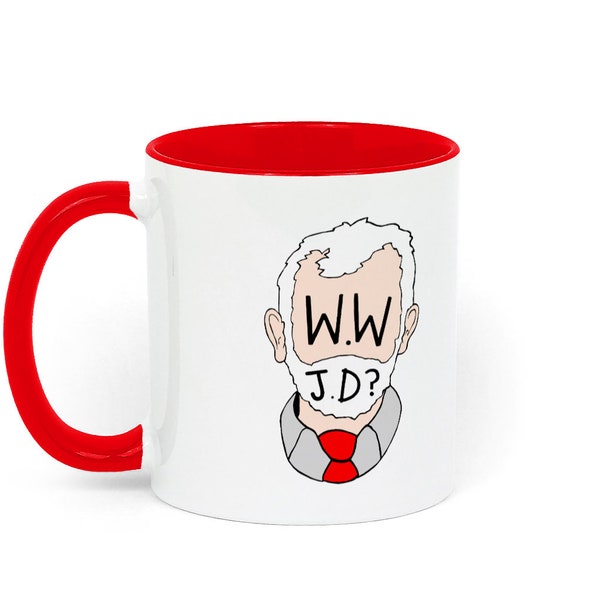 Jeremy Corbyn Mug, What Would Jeremy Do, Lefty Democratic Socialism Mug