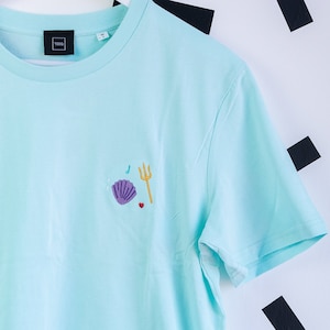 Ariel Embroidered T-Shirt - Mint