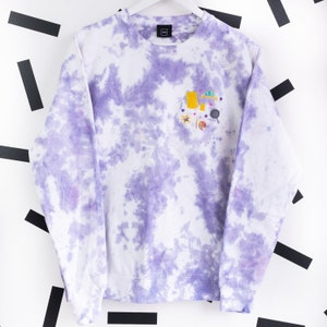 Rapunzel Embroidered Tie Dye Jumper