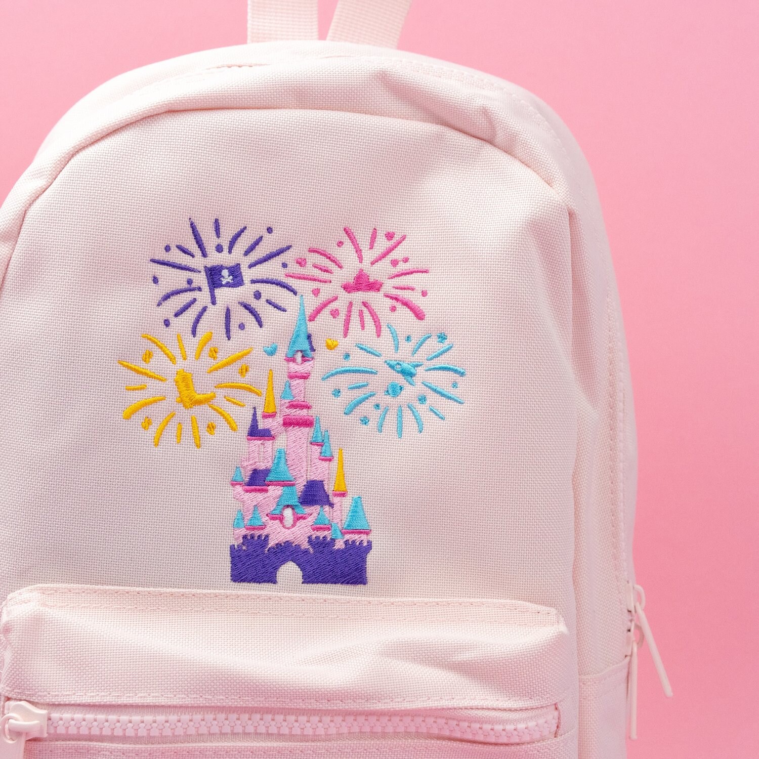 Disney Pink Castle Loungefly backpack Loungefly Pink Castle Backpack Loungefly Bags Loungefly  main image 4