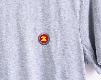 Emperor Embroidered T-Shirt - Grey