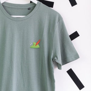 T-shirt brodé Peter's Hat - Vert