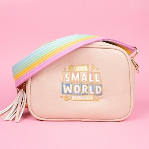 It&#39;s A Small World Embroidered Cross Body Bag - Pink