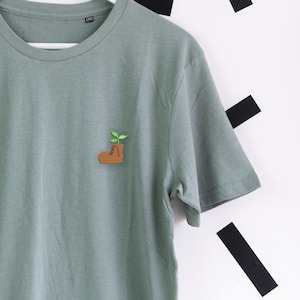 Wall-e Boot Besticktes T-Shirt - Grün