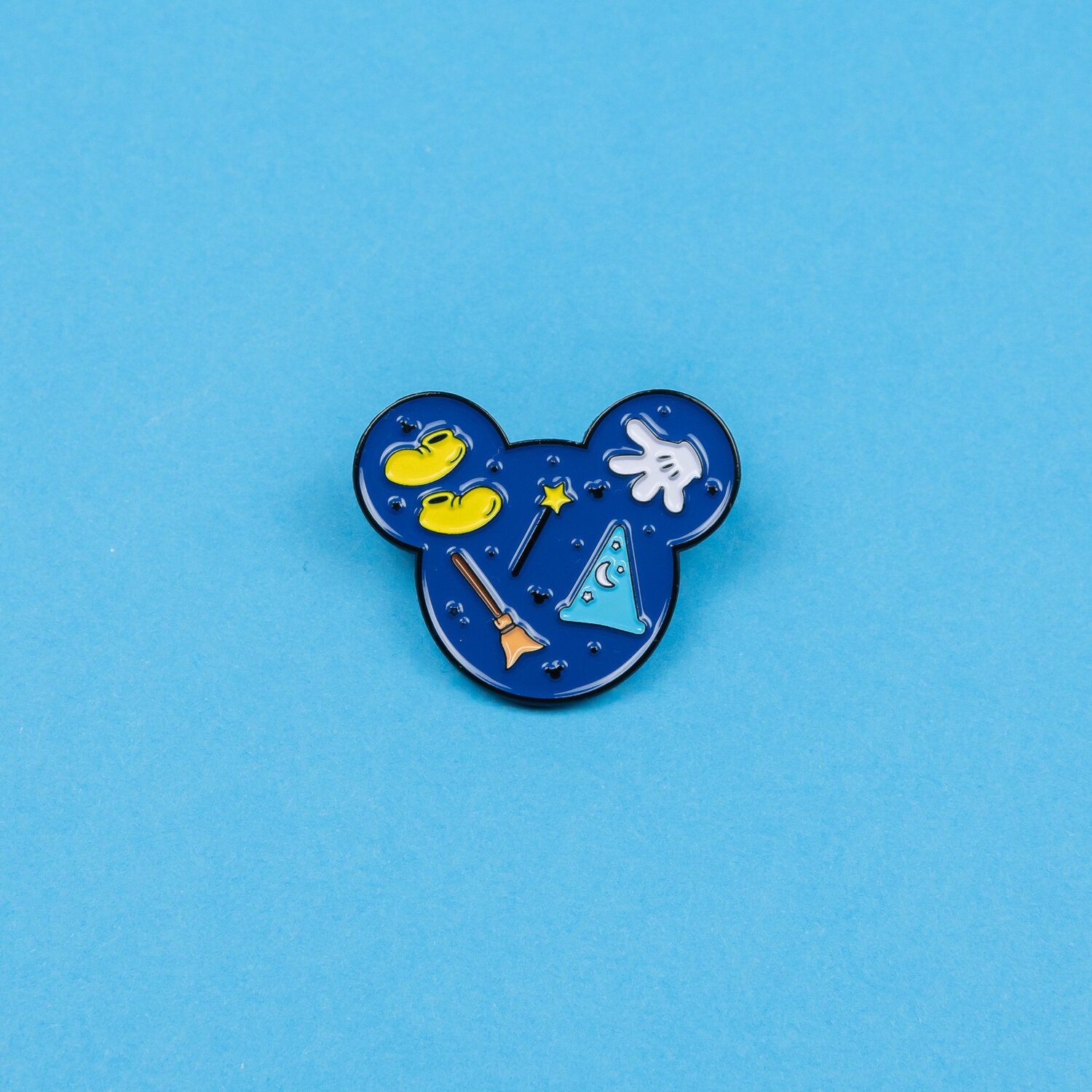 Zauberer Micky Maus inspiriert Emaille Pin