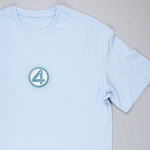 Fantastic Four Oversized Light Blue T-Shirt