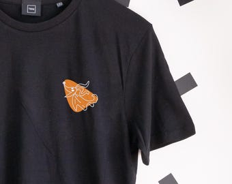 Zero Embroidered Black T-Shirt