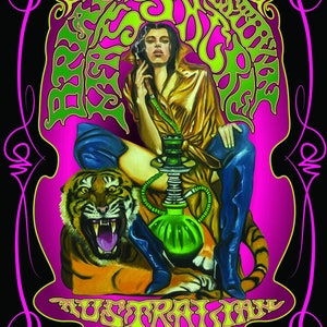 Brian Jonestown Massacre Australian Tour, 2018, concert poster mint condition