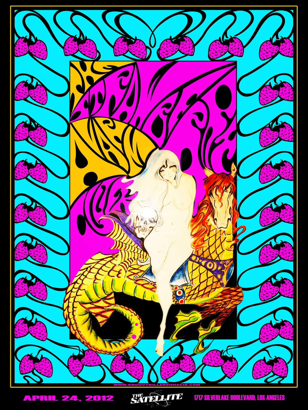 Strawberry Alarm Clock Concert Poster Mint Condition Etsy