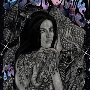 Black Crowes concert poster, 2022, The Zoo Amphitheater