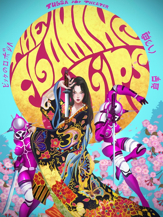 The Flaming Lips Concert Poster, 2023, Tulsa - Etsy