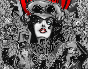 Marilyn Manson Concert Poster, 18 X 30 Inches, Mint Condition