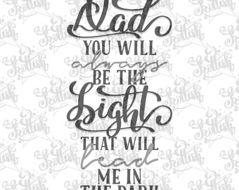 Dad Memorial Svg Etsy