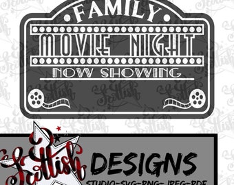Download Movie Night Svg Etsy