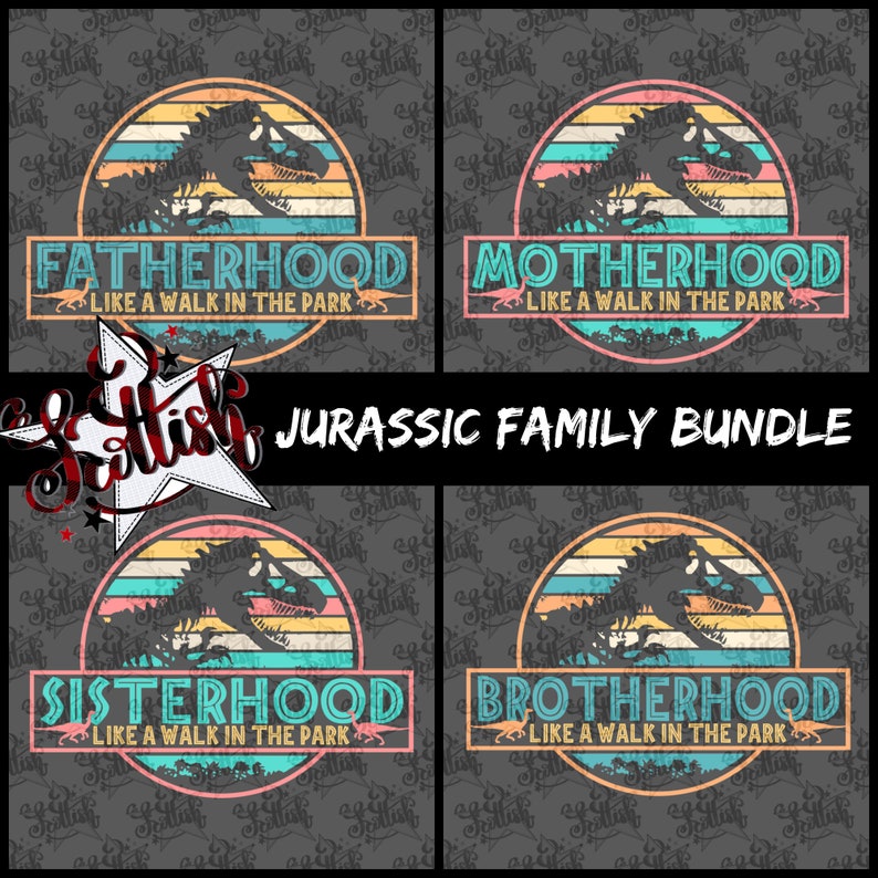 Download Jurassic Park Family Hood Fatherhood Motherhood Sisterhood Brotherhood Jurassic Park Svg Vectors Digital Cut File For Silhouette And Cricut Clip Art Art Collectibles Delage Com Br