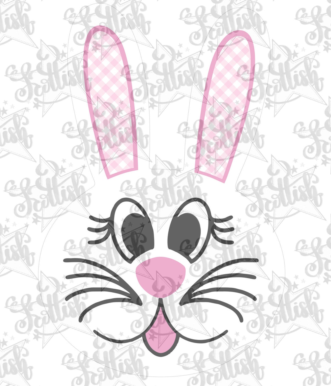 Girl Bunny Face Svg Bunny Cut Files Easter Svgrabbit Cut - Etsy