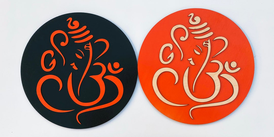Lord Ganesha Wall Art Etsy