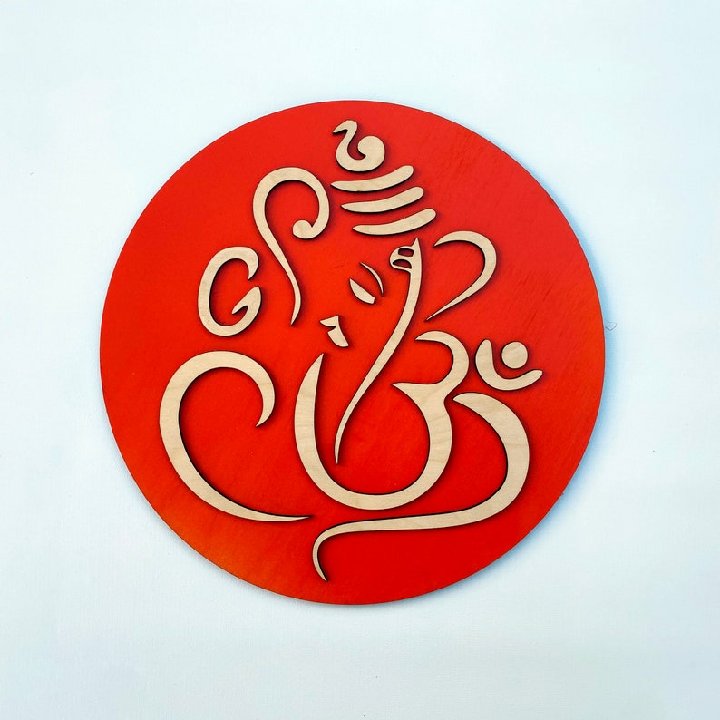 Lord Ganesha Wall Art Etsy