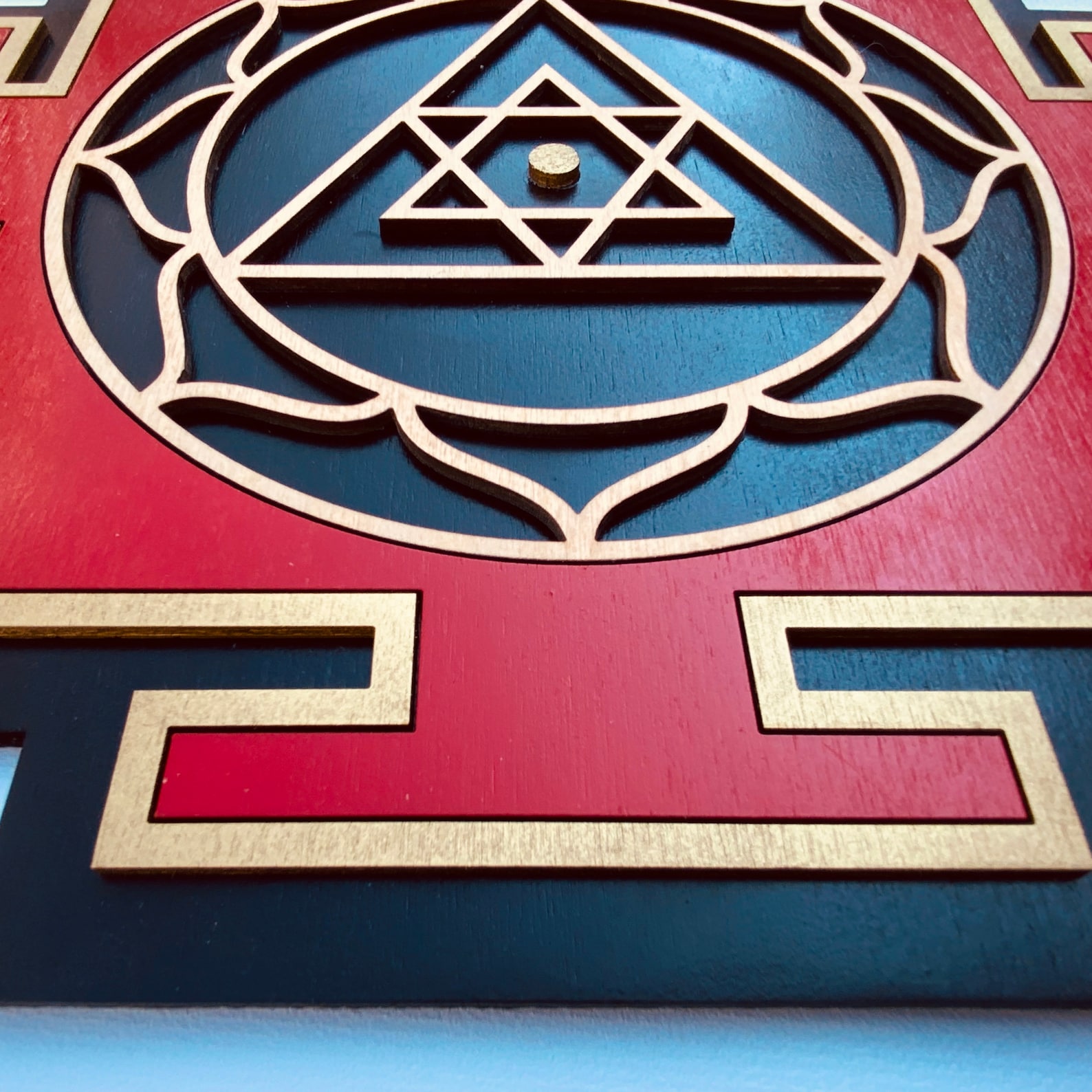 Ganesh Yantra Ganesha Yantra Sacred Symbols Laser Cut Etsy