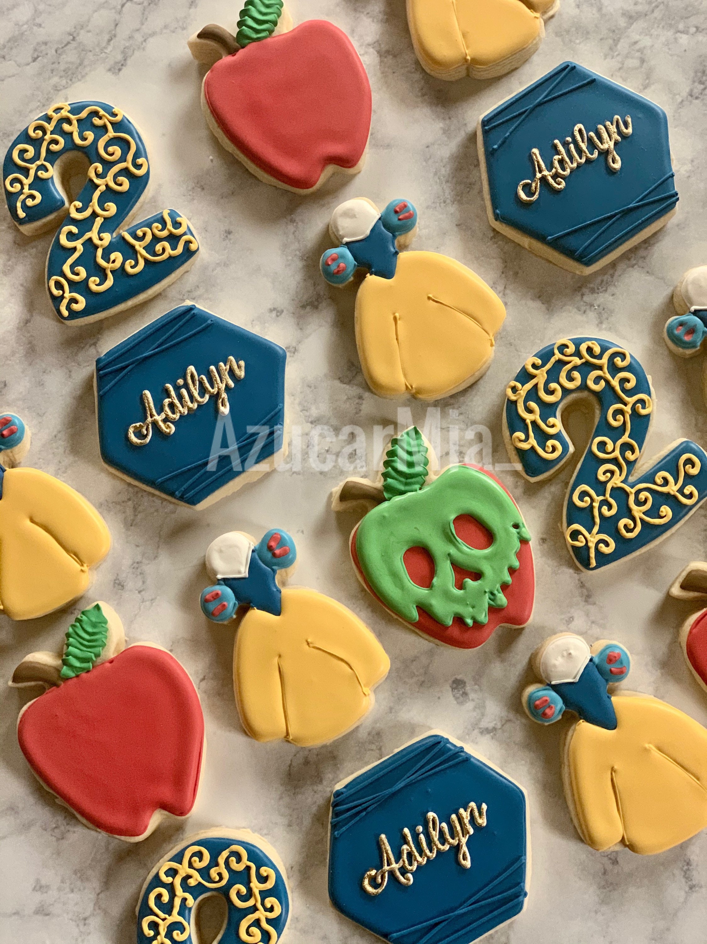 Snow White Sugar Cookies Etsy