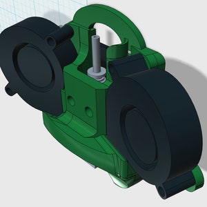 Whisper Quiet - Low Profile - Ender 3 Hotend Cooler