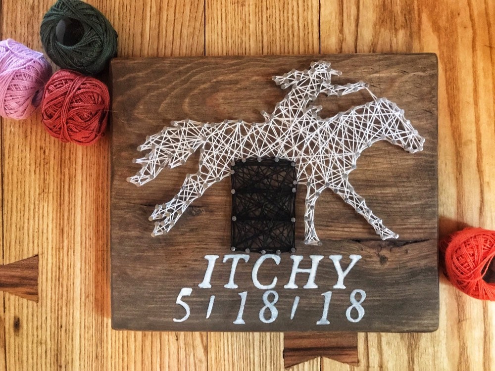 Western Horse String Art With Lettering Etsy Singapore
